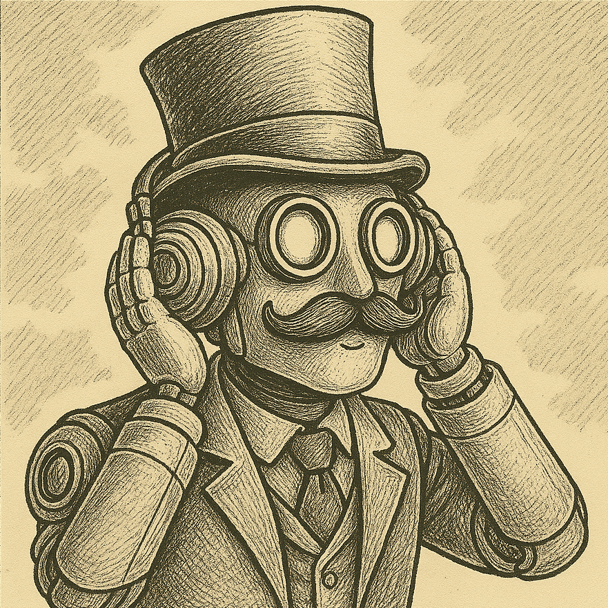 Bot-35 qui écoute de la musique